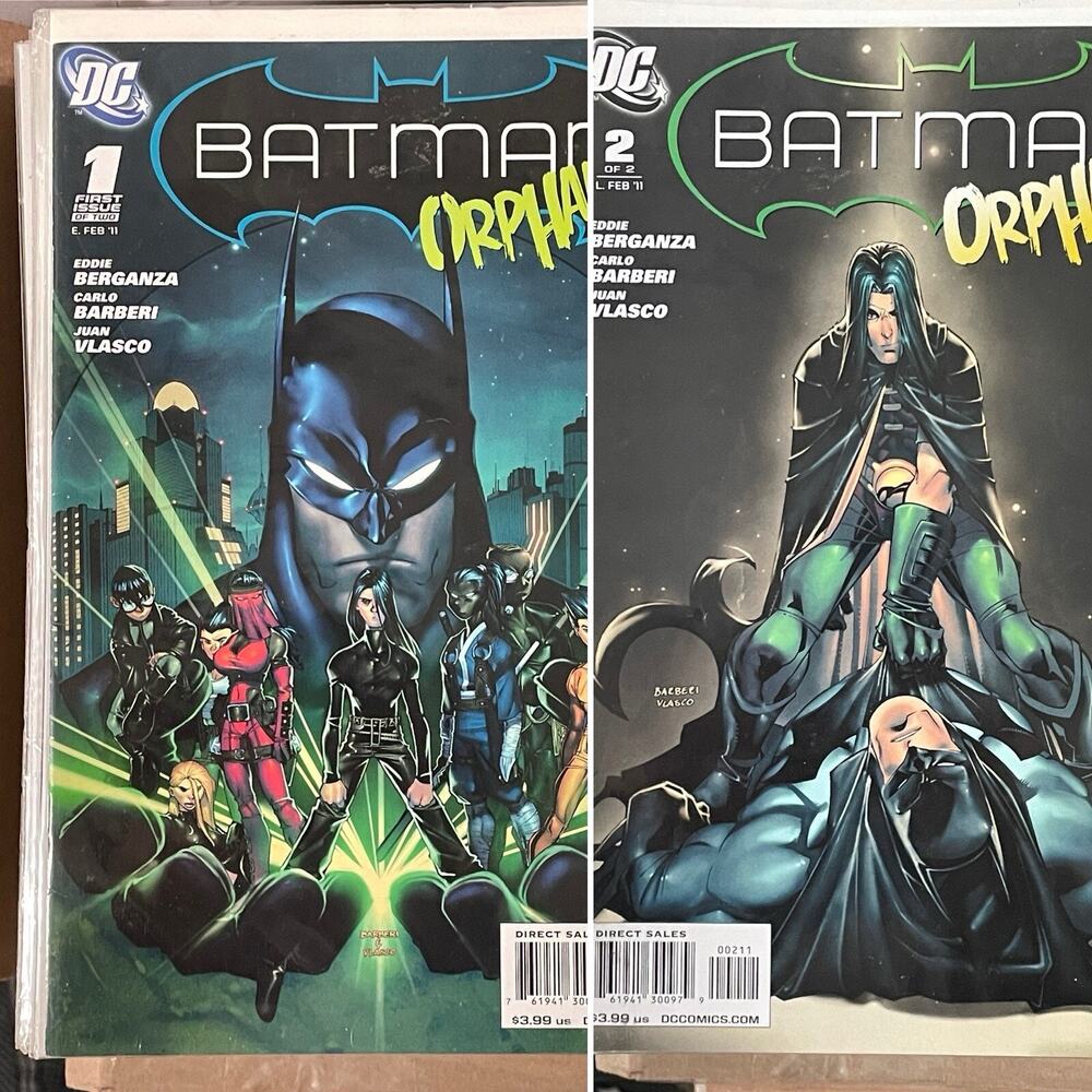 Batman Orphans # 1-2 (1989 DC) Complete Set Of 2